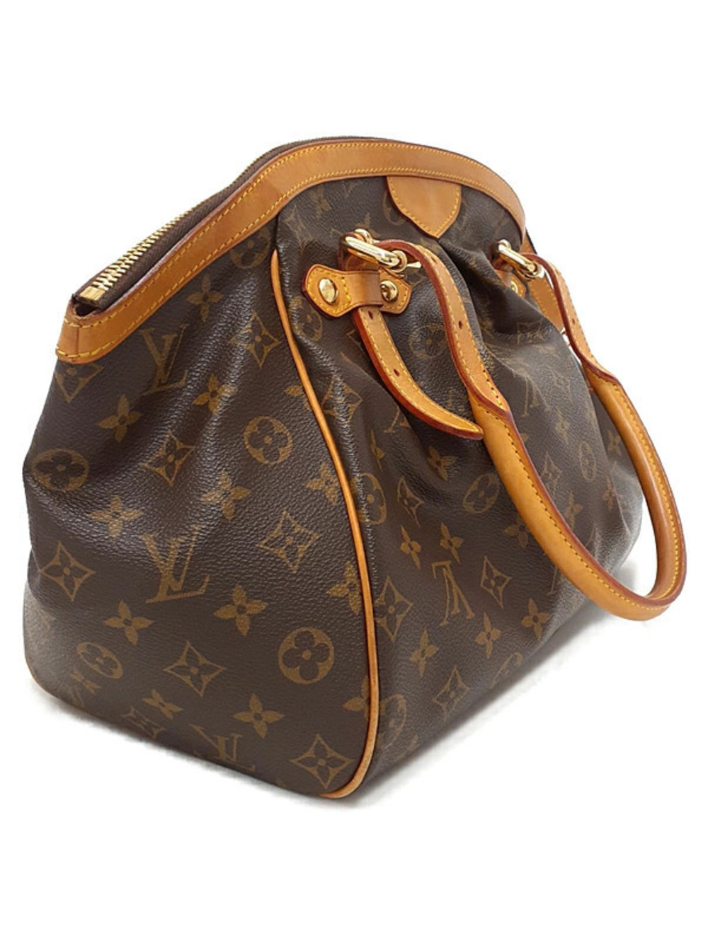 Louis Vuitton Monogram Tivoli Bag Shoulder Brown